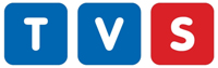 Logo telewizyjne z literami "TVS" w kolorowych prostokątach.
