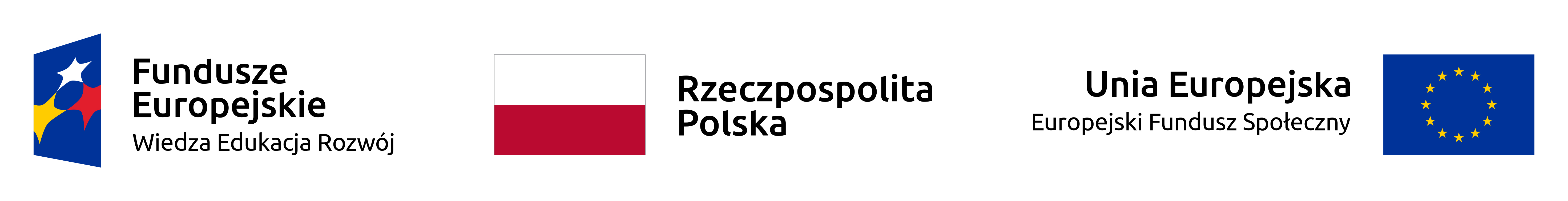 Logo Funduszy Europejskich, flaga Polski oraz Unii Europejskiej.